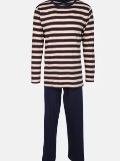 Herren Schlafanzug im Ringellook