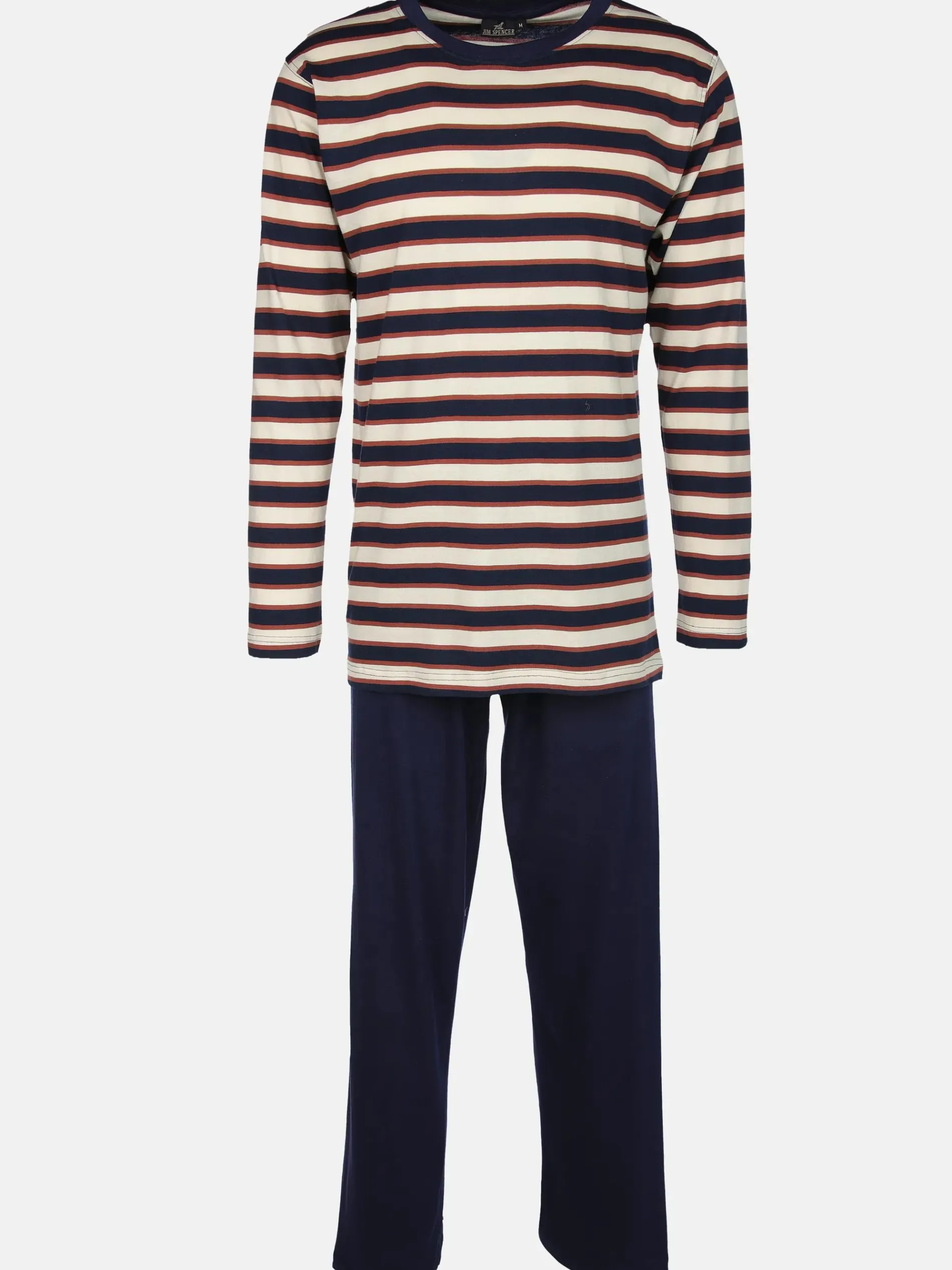 Herren Schlafanzug im Ringellook