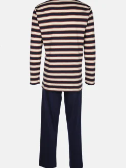 Herren Schlafanzug im Ringellook