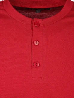 Herren Schlafshirt mit Knopfleiste