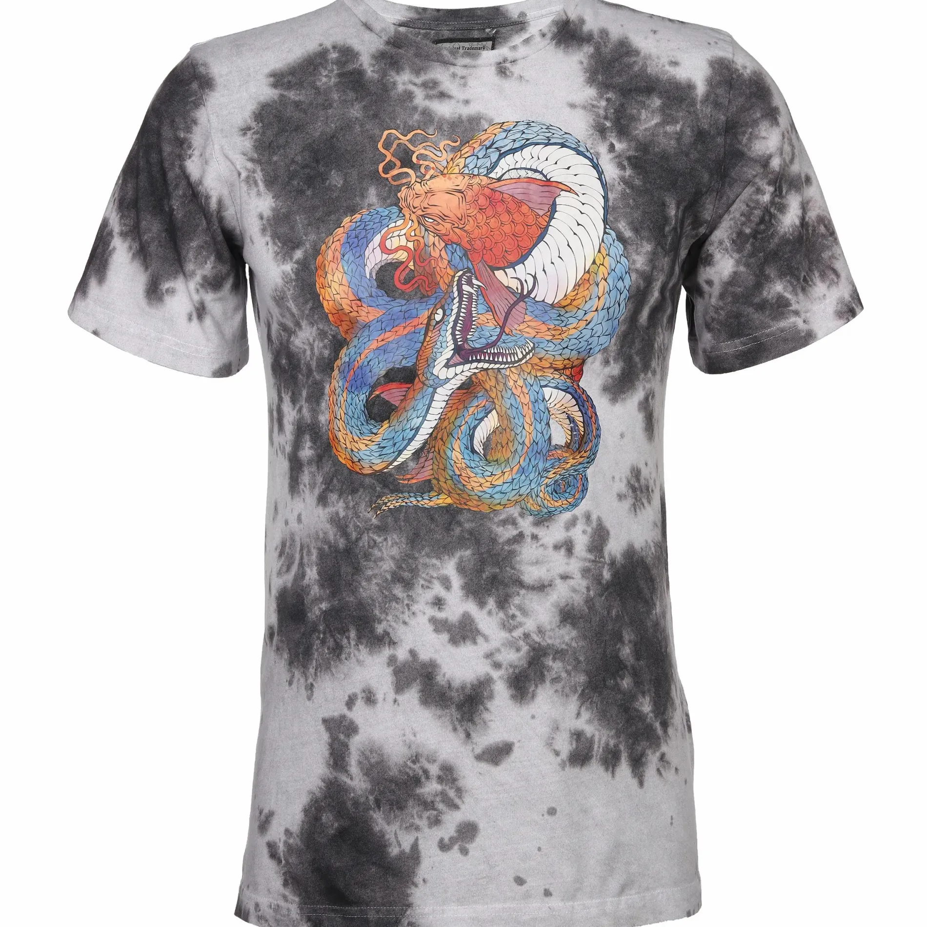 Herren Shirt im Batik Print mit coolem Motiv