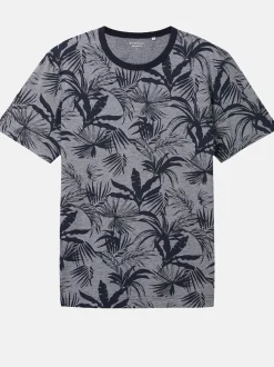 Herren Shirt mit Blätterprint