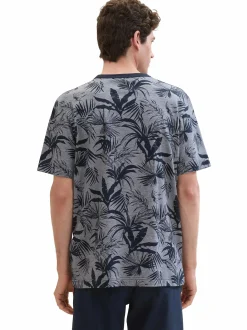 Herren Shirt mit Blätterprint