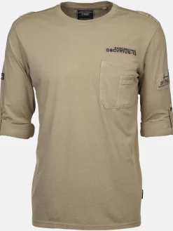 Herren Shirt mit Brusttasche und Stickerei