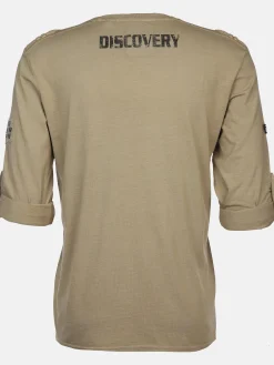 Herren Shirt mit Brusttasche und Stickerei