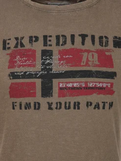 Herren Shirt mit Frontprint