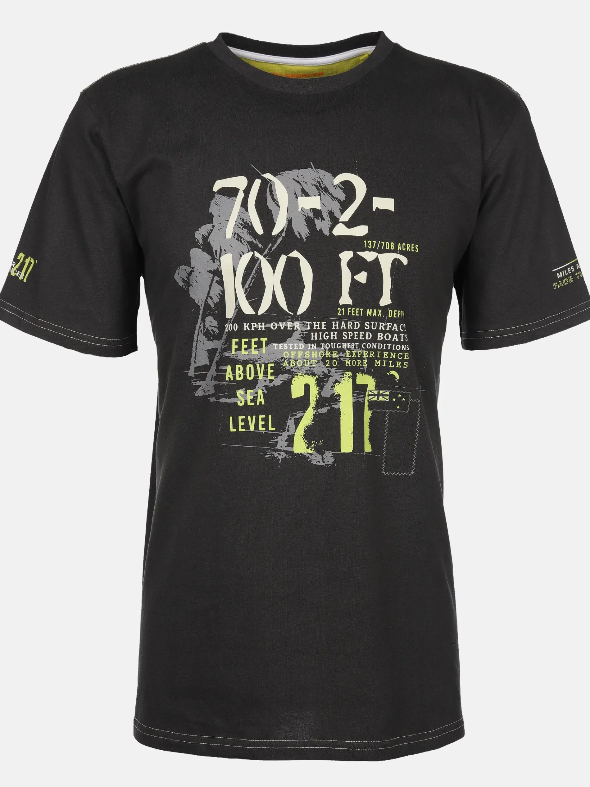 Herren Shirt mit Frontprint