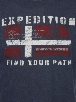 Herren Shirt mit Frontprint