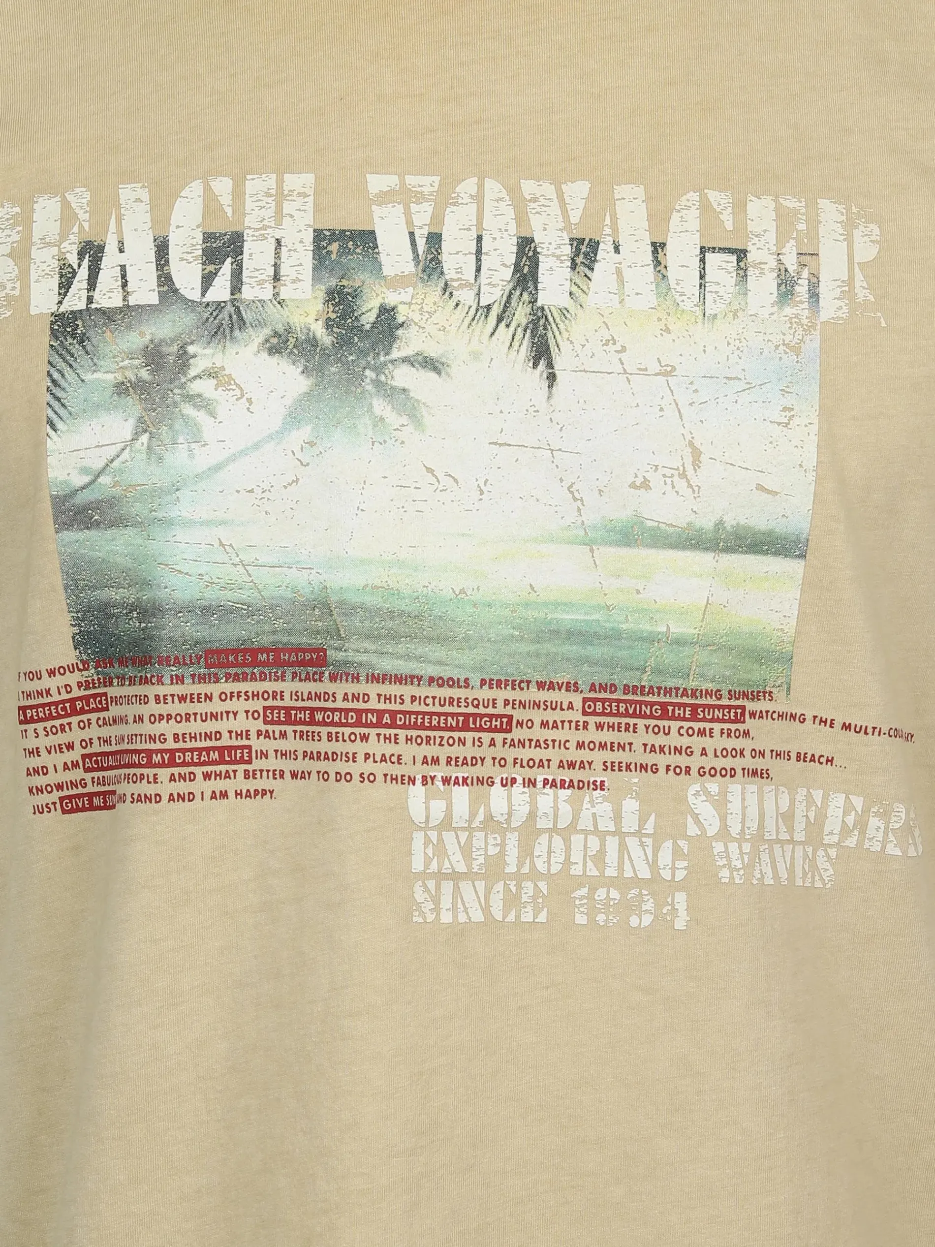 Herren Shirt mit Frontprint