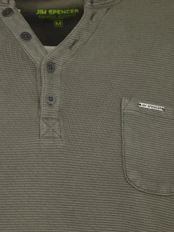 Herren Shirt mit Rippstruktur