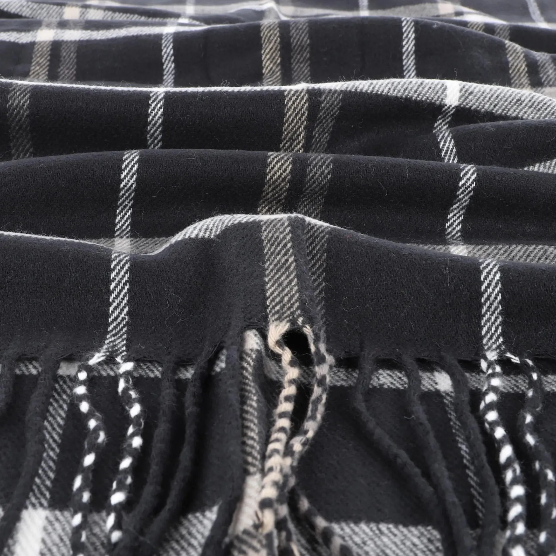 Herren Softacrylschal mit Muster