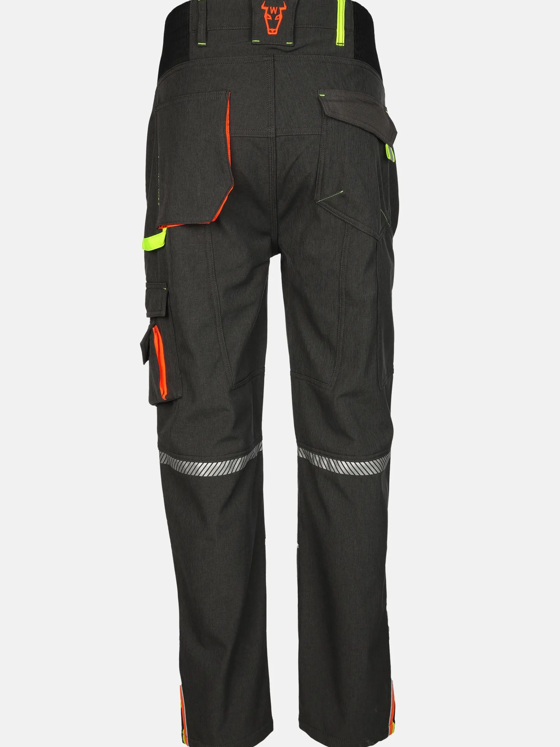 Herren Softshell Arbeitshose mit Neondetails