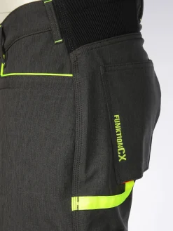 Herren Softshell Arbeitshose mit Neondetails