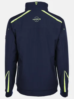 Herren Softshelljacke mit Neondetails