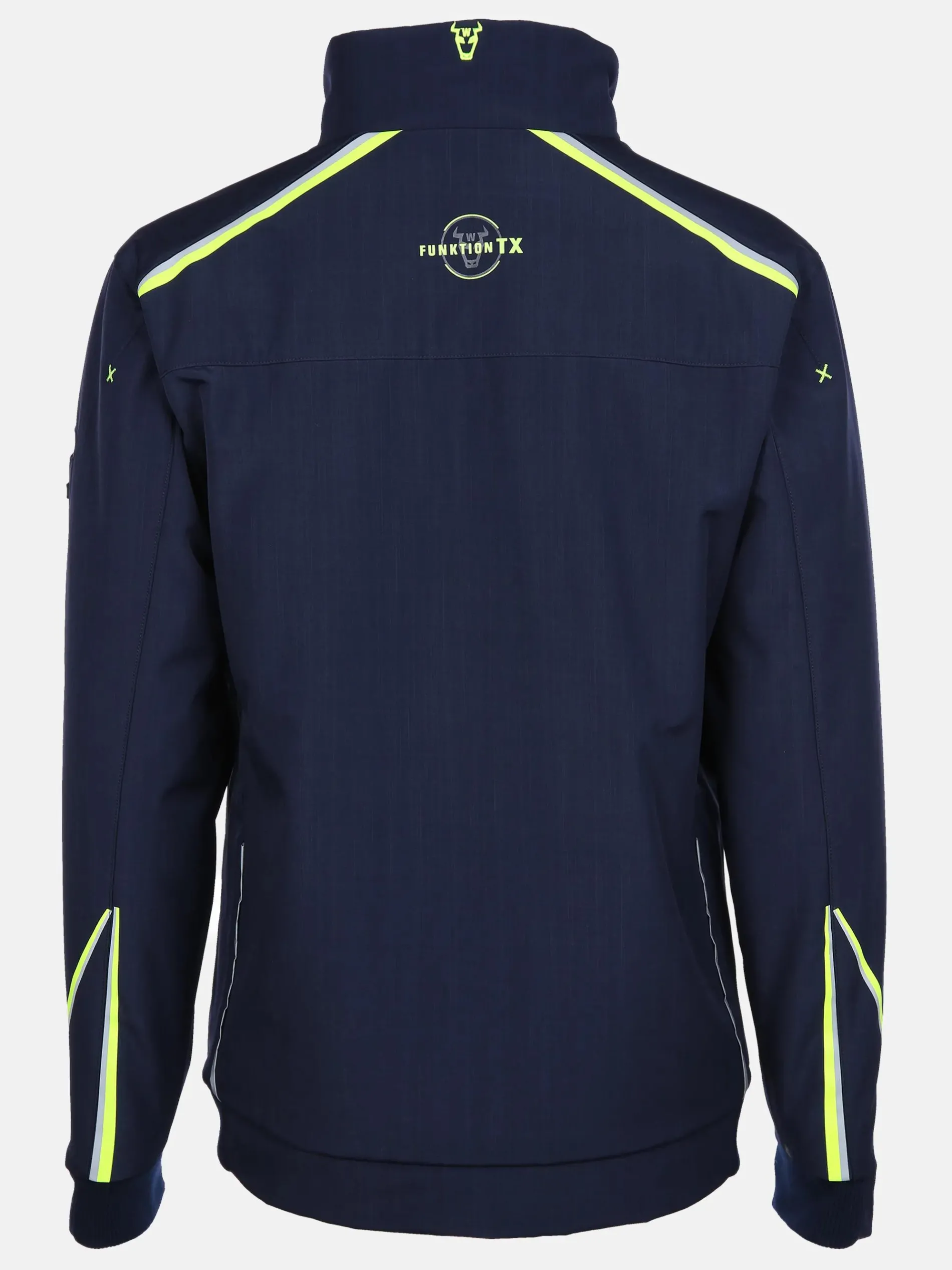 Herren Softshelljacke mit Neondetails