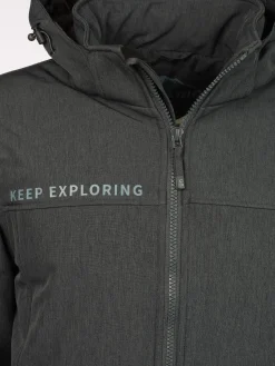 Herren Softshelljacke mit Kapuze