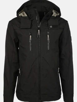 Herren Softshelljacke mit Kapuze