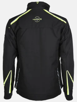 Herren Softshelljacke mit Neondetails