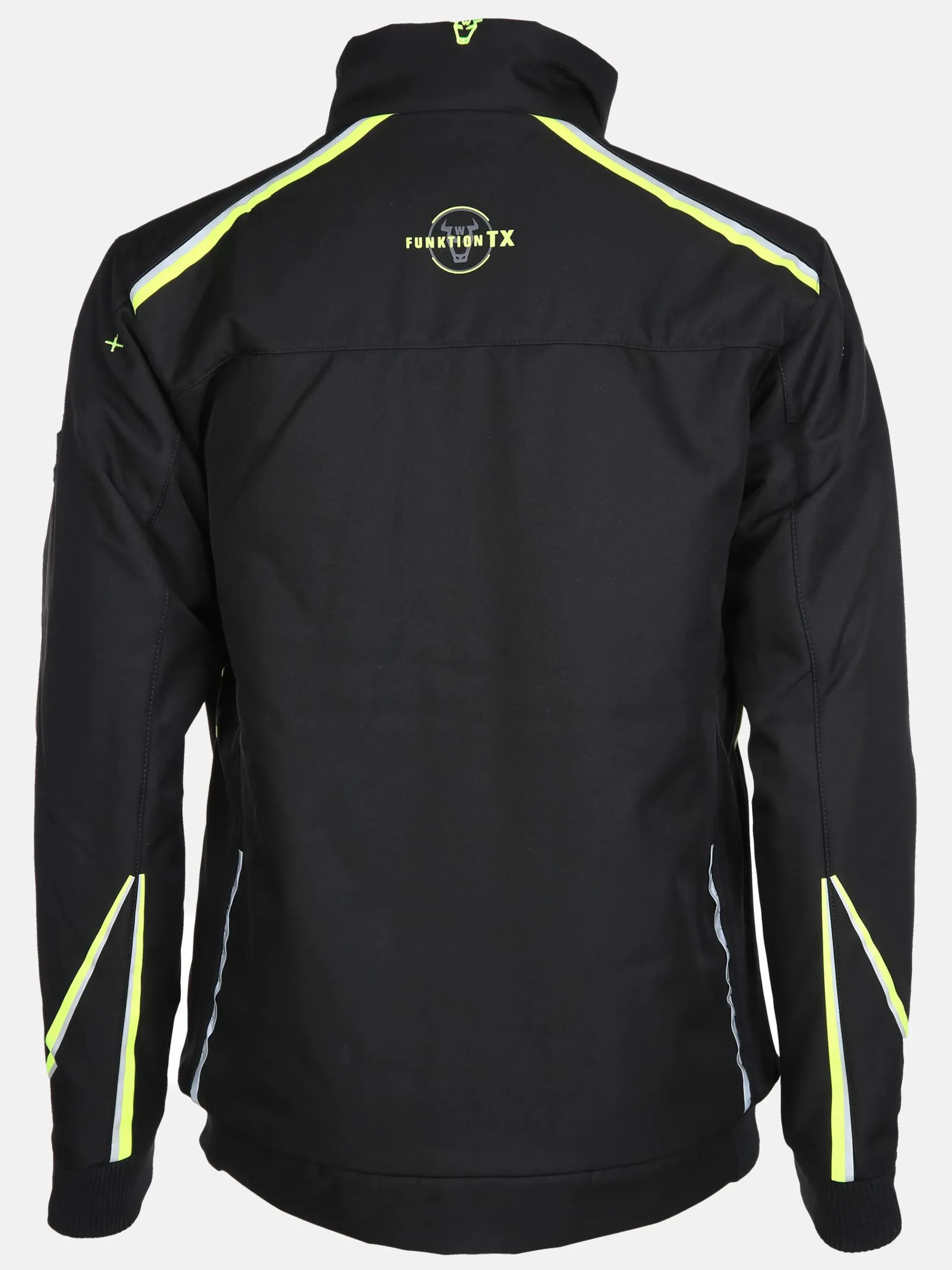Herren Softshelljacke mit Neondetails