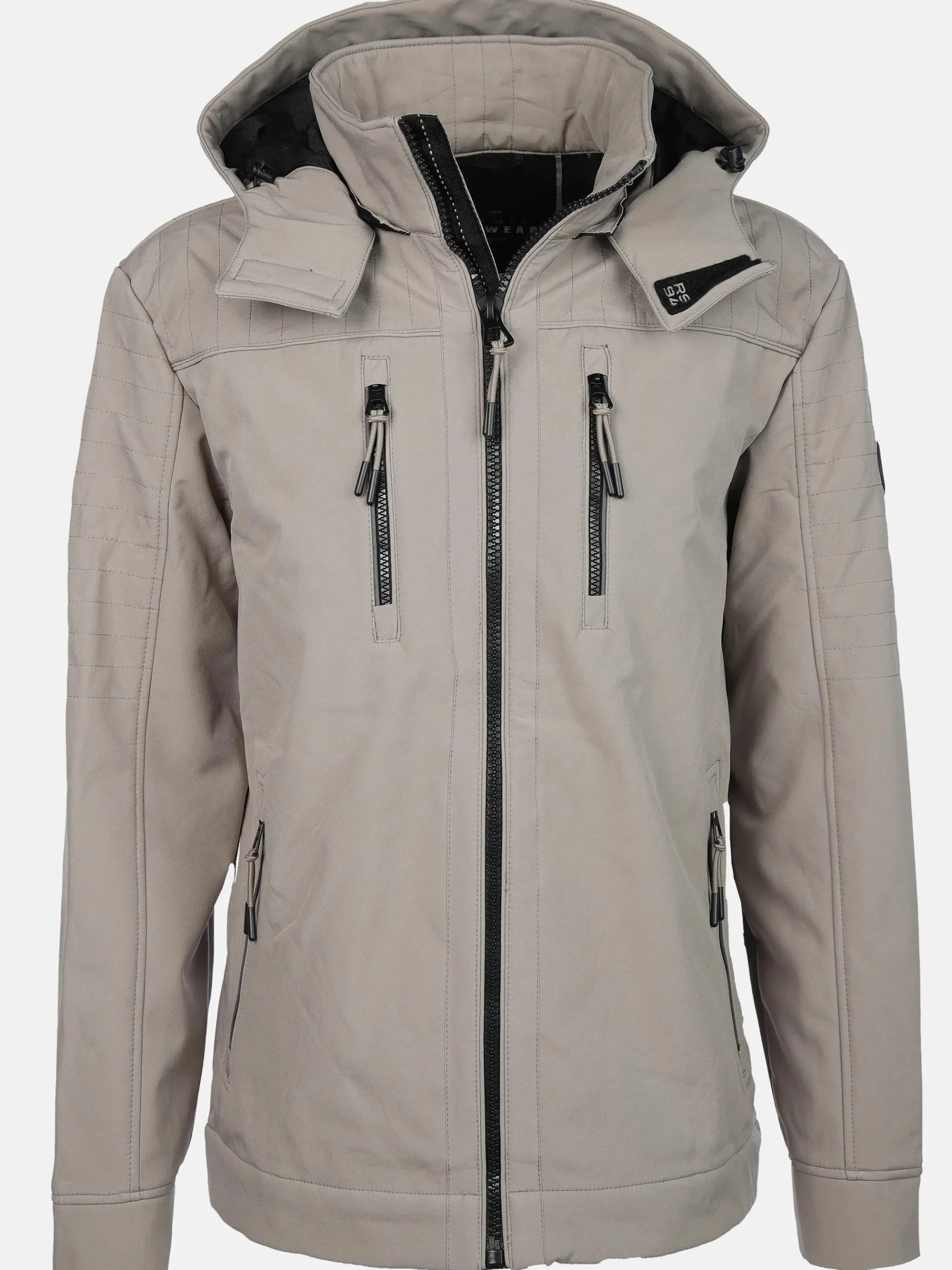 Herren Softshelljacke mit Kapuze