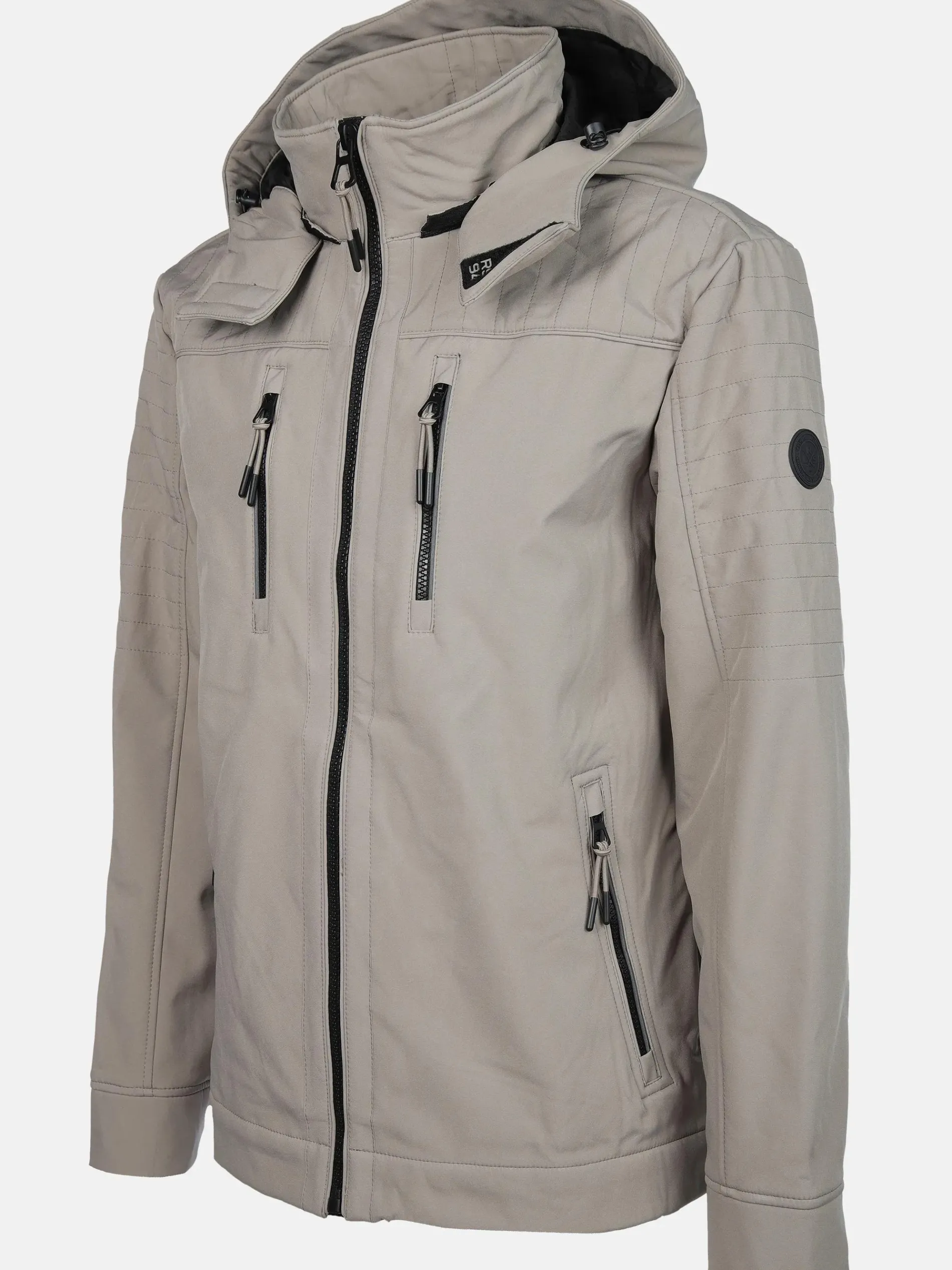 Herren Softshelljacke mit Kapuze