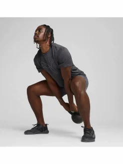 Herren Sportshirt mit Logo-Print