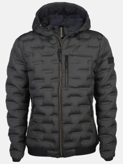 Herren Steppblouson mit Kapuze