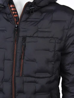 Herren Steppblouson mit Kapuze