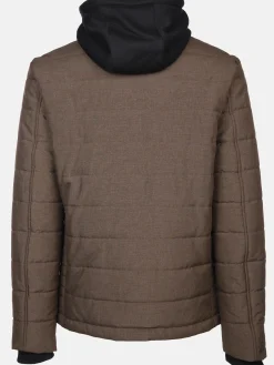 Herren Steppjacke mit abnehmbarer Kapuze