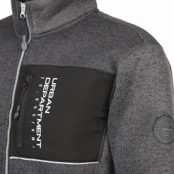 Herren Strickfleece Arbeitsjacke