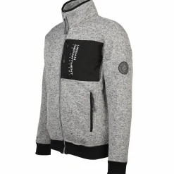 Herren Strickfleece Arbeitsjacke