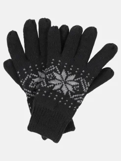 Herren Strickhandschuhe mit Norwegermuster