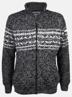 Herren Strickjacke meliert