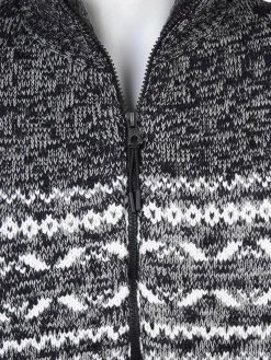 Herren Strickjacke meliert