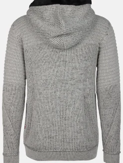 Herren Strickjacke mit Kapuze