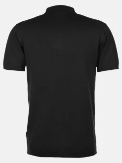Herren Strickpoloshirt mit kurzem Arm