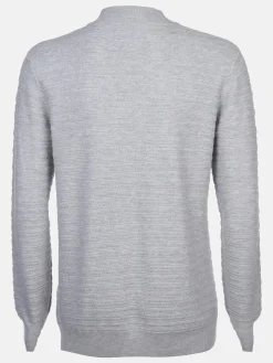 Herren Strickpullover mit Stehkragen