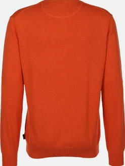 Herren Strickpullover unifarben