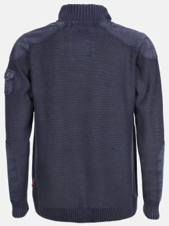 Herren Stricktroyer mit Stickerei-Applikation