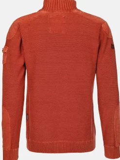 Herren Stricktroyer mit Stickerei-Applikation