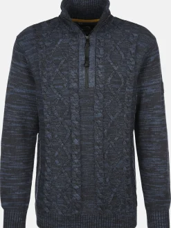 Herren Stricktroyer mit Zopfmuster