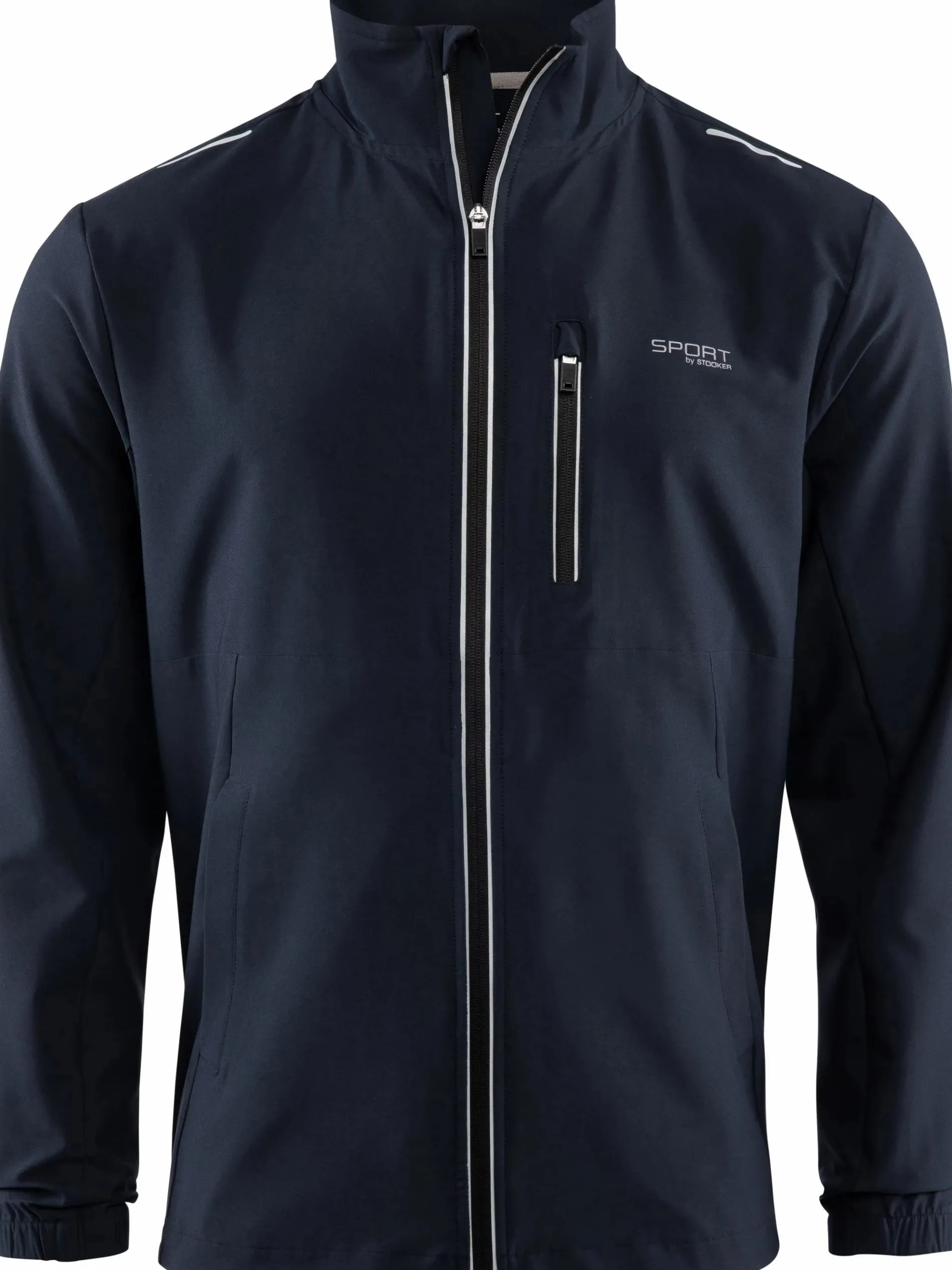 Herren Sweatjacke mit Stehkragen