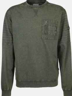 Herren Sweatshirt mit Brusttasche