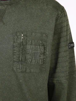 Herren Sweatshirt mit Brusttasche