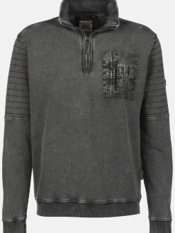 Herren Sweattroyer in used Optik