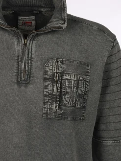 Herren Sweattroyer in used Optik