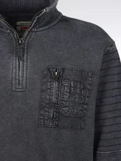 Herren Sweattroyer in used Optik