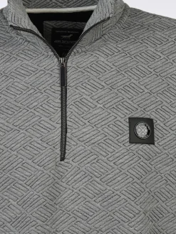 Herren Sweattroyer mit hübscher Struktur