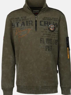 Herren Sweattroyer mit Print