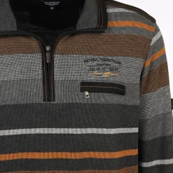 Herren Sweattroyer mit Streifen